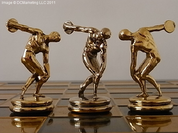 Discus Thrower Themed Chess Set - Manopoulos